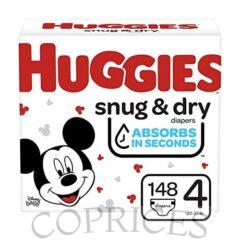 Huggies Snug & Dry Size 4 (148 Count)