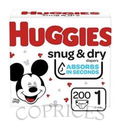 Huggies Snug & Dry Diaper Size 1 - 200count