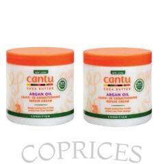 Cantu Argan Oil Leave-in Conditioning Repair Cream 2pcs