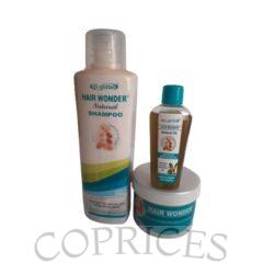El Glittas Hair Wonder Cream, Oil & Shampoo Combo-(3 In 1)