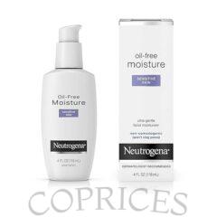 Neutrogena Neutrogena, Oil Free Moisture, Ultra-Gentle Face Moisturizer, Sensitive Skin Care, 4 Fl Oz (118 Ml)