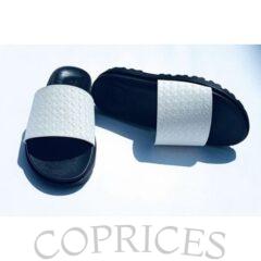 Men’s Casual Cover Pam Slippers - White