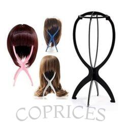 4 Piece Foldable Wig Display Mannequin