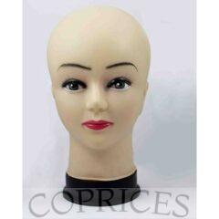 Plastic Female Head Display Mannequin