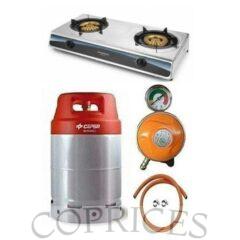 Cepsa 12.5kg Gas Cylinder Gas Cooker+free Regulator,Hose,Clips