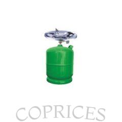 Gas Cylinder With Stainless Burner - Green - 5kg