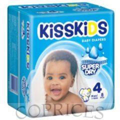 Kisskids Diapers Small Size 4 8X1
