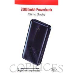 itel 20000mAh Dual Input & Dual Output (Fast Charging) Power Bank