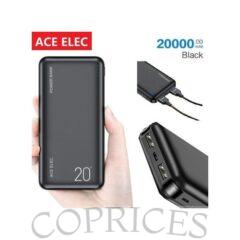 Ace Elec Power Bank 20000MAh Utra Slim Portable Fast Charger
