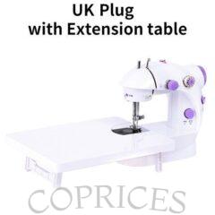 Sewing Machine Mini Portable Household Night Light Foot Pedal Electric Battery Straight Line Hand