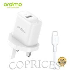 Oraimo Charger Compact 2A Fast Charger With TYPE-C Cable