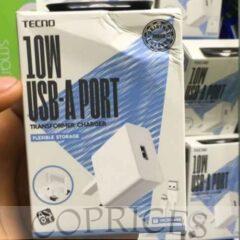 Tecno 10W USB -A Port Transformer Charger Micro USB